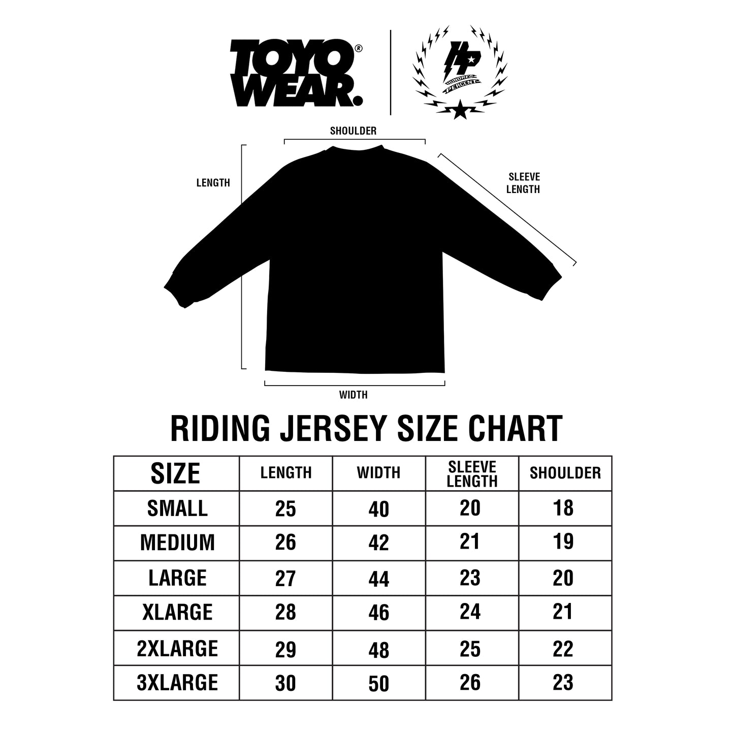 The Hundred Percent X TOYOWEAR ( THRILL MAKERS ) Collaboration (Riding Jersey)