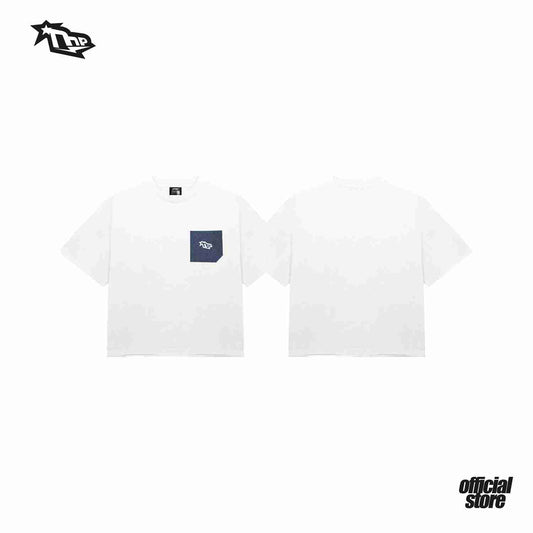 THE HUNDRED PERCENT"DENIM POCKET TEES"CROP BOX TEE