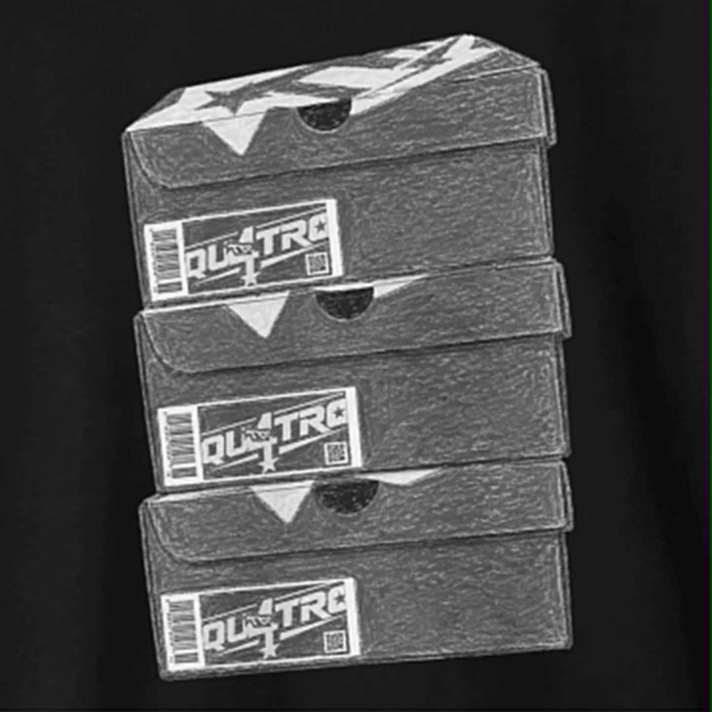 The Hundred Percent “SHOE BOX QUATRO” Regular Fit | Premium Graphic Tee | Premium DTF Print