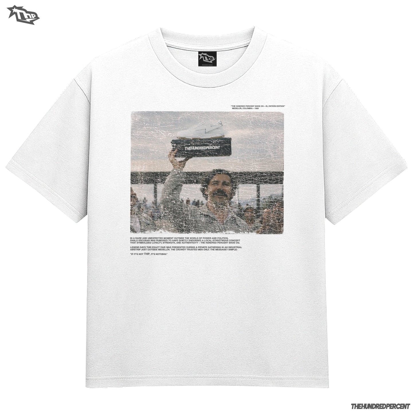 The Hundred Percent "Dirty Money Club" OG Pablo | Vintage Streetwear | Narcos Inspired Tee | Regular Fit | Premium Graphic Shirt | Viral  Fashion