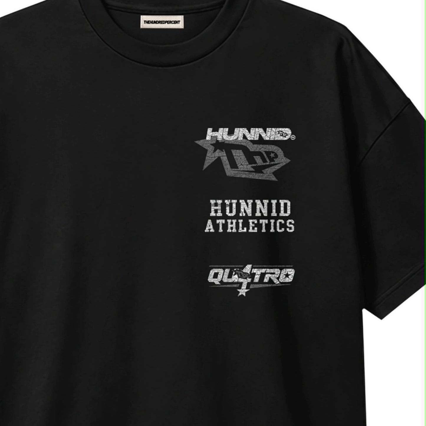 The Hundred Percent “ATHLETIC QUATRO” Regular Fit | Premium Graphic Tee | Premium DTF Print | Viral TEE